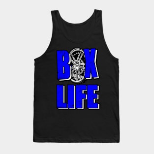 Box Life Blue Tank Top